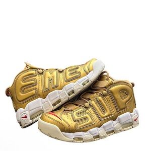 NIKE AIR MORE UPTEMPO X SUPREME - SUPTEMPO GOLD
